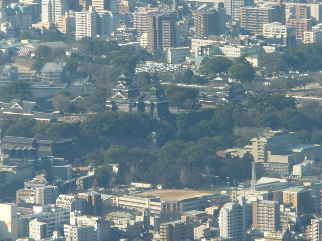 被災前の熊本城の写真