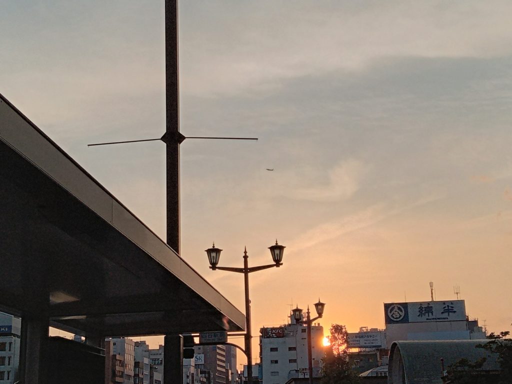 四ツ谷の夕焼け