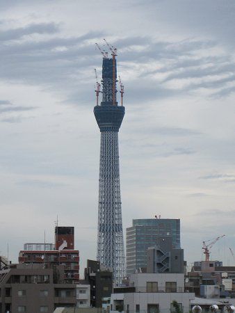 建設中の東京スカイツリー【かぎけんWEB】