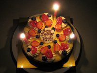 Cheese cake decolation