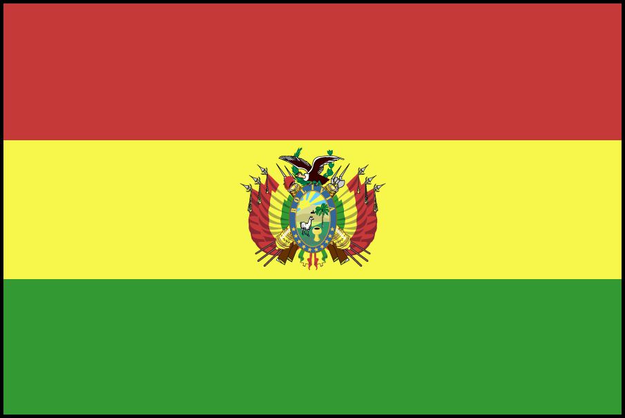 ボリビア多民族国 Bolivia BO  国旗