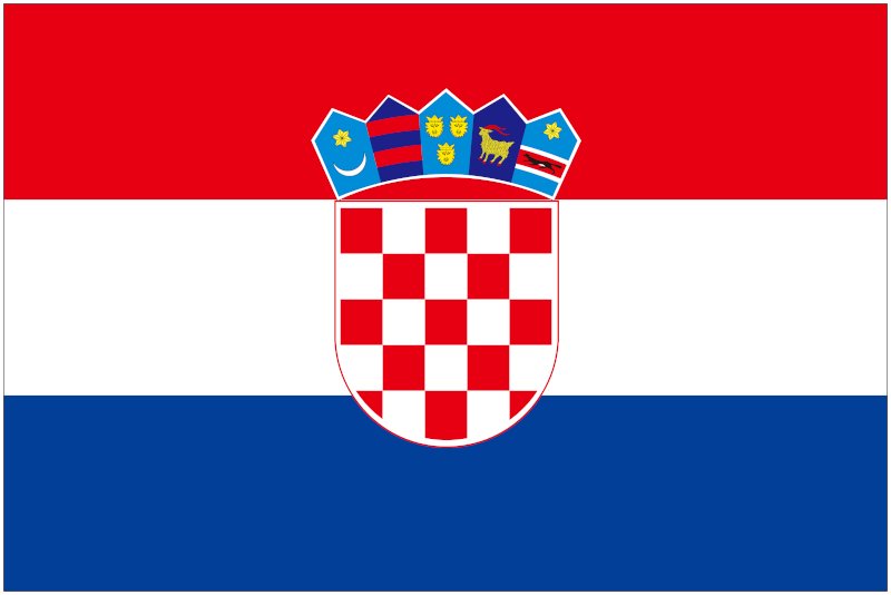 クロアチア共和国 Croatia HR