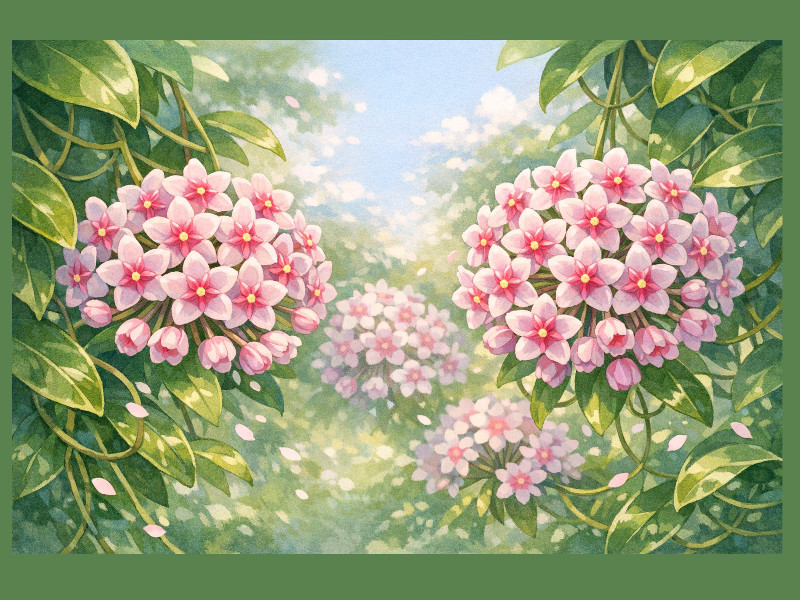 サクララン（桜蘭、学名：Hoya carnosa）