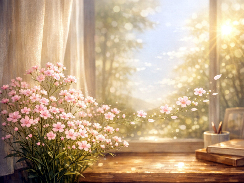 カスミソウ（ピンク）