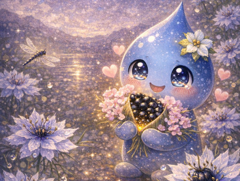 クロタネソウ（黒種草、学名：Nigella damascena）