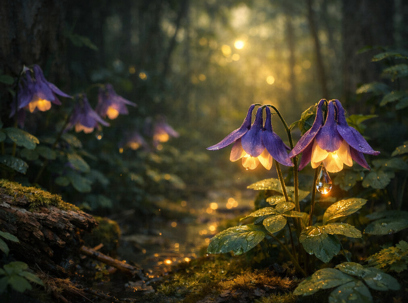 オダマキ（苧環、学名：Aquilegia spp.）