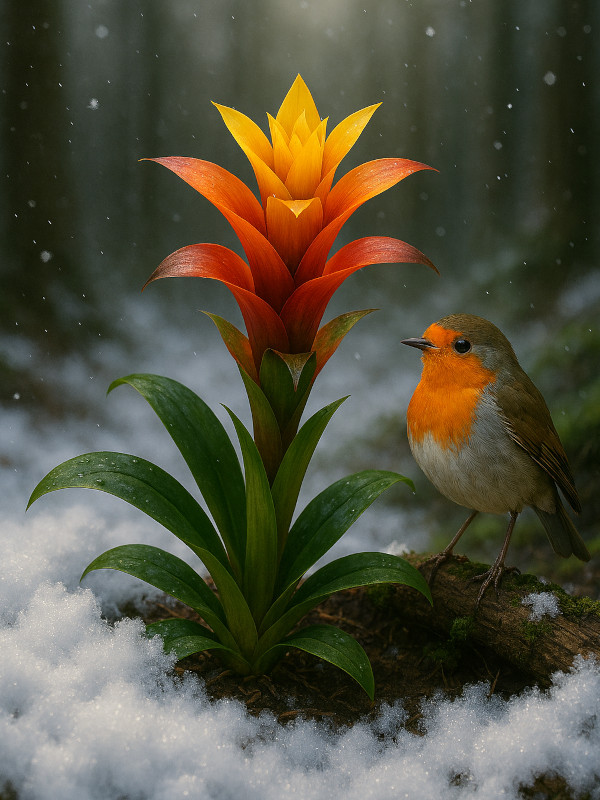 インコ・アナナス（Vriesea carinata