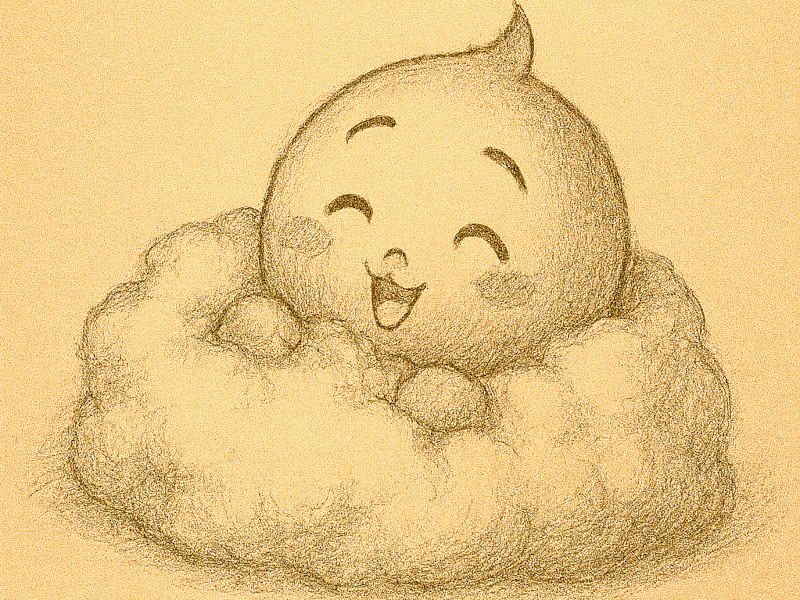 これって…雲の赤ちゃん