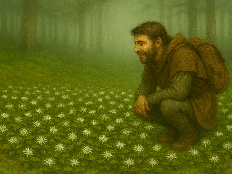 『森の奥の舞』「ヒトリシズカ（一人静）」  