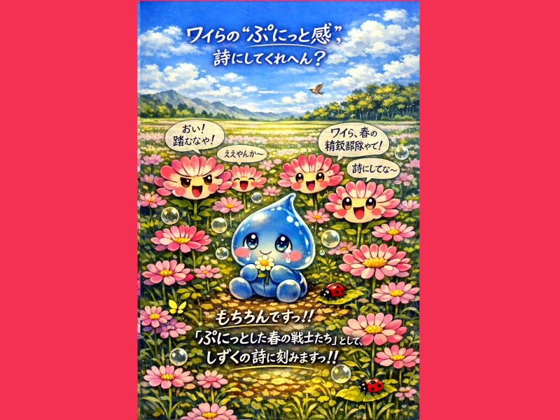 第六章：「レンゲソウの田んぼで、春が笑った」【しずく奇譚k】