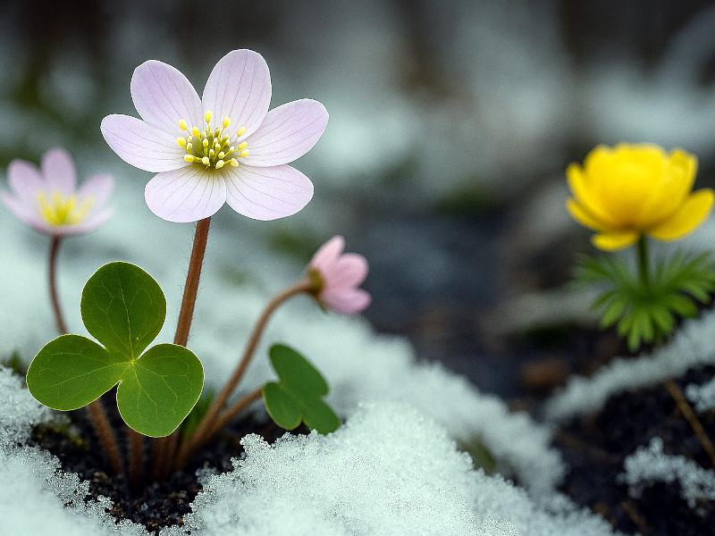 スハマソウ（雪割草）