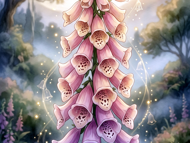 ジギタリス（学名：Digitalis purpurea）