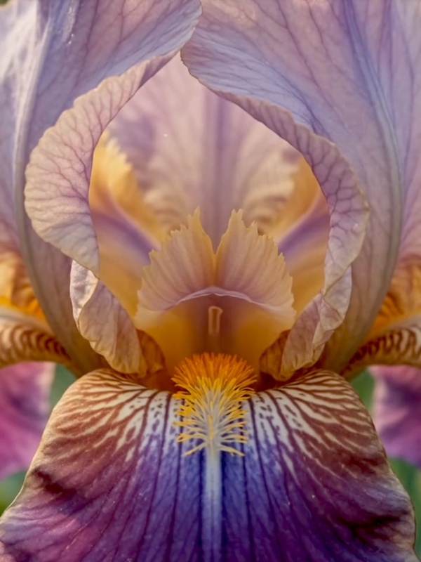 ジャーマンアイリス(German iris、学名：Iris germania)